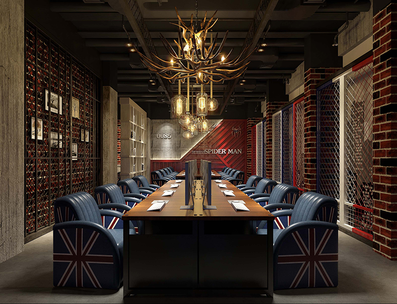 成都網紅網咖裝修設計效果圖